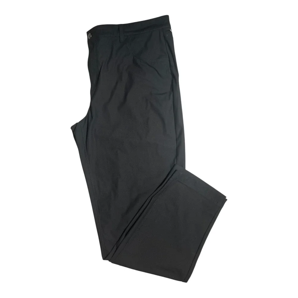 Fabletics Men Sz 38x32 The Don 5 Pocket Classic Fit Spill Proof Black Pants-2177